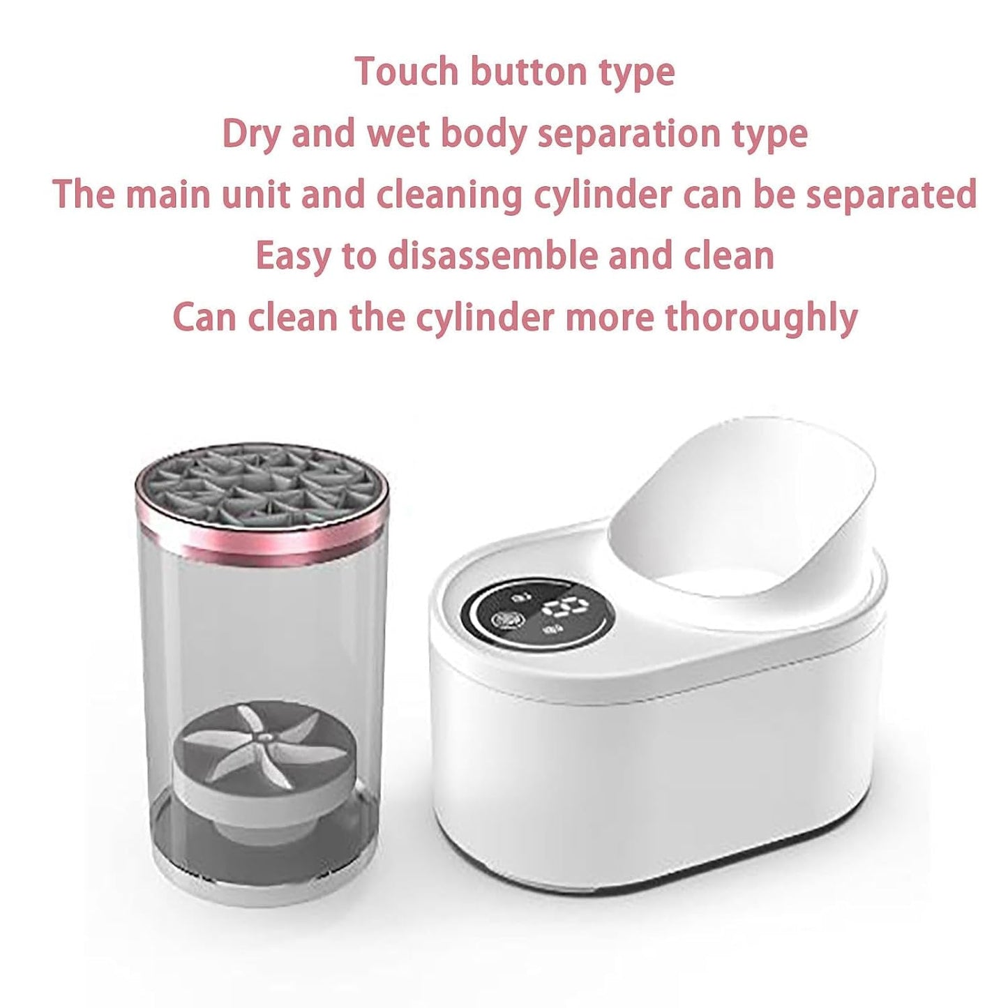 Automatic Electric Makeup Brush Cleaner & Dryer Machine | 3-in-1 Portable Tool