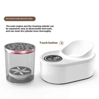 Automatic Electric Makeup Brush Cleaner & Dryer Machine | 3-in-1 Portable Tool